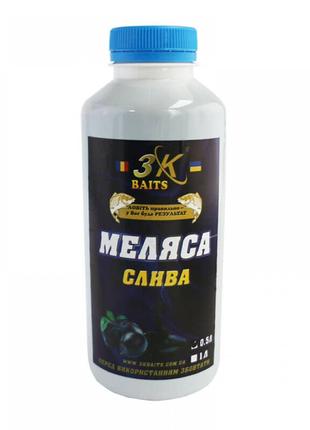 Меласса 3KBaits слива 500г (3к11503)