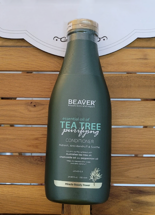 Кондиционер для жирных волос beaver tea tree purifying conditi...