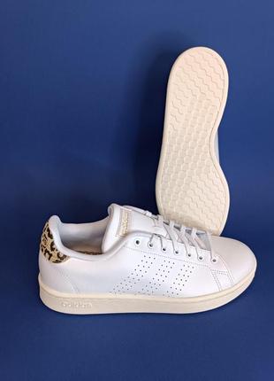 Женские кожаные белые кеды adidas advantage 43 размер доставка