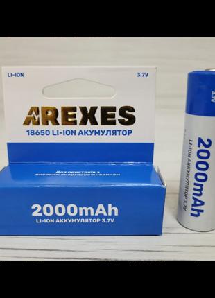 Аккумулятор Arexes 18650 Li-Ion 2000 mAh, 3.7v