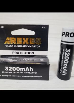 Литий-ионный аккумулятор Arexes 18650 Li-Ion 3200 mAh, 3.7V дл...