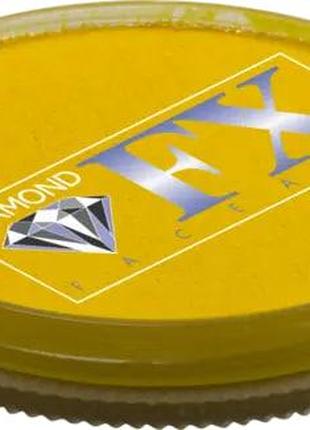 Желтый аквагрим для лица Diamond FX, 30 грамм, Желтый грим для...