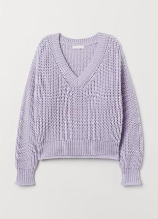 Красивый свитер лилового цвета от h&amp;m