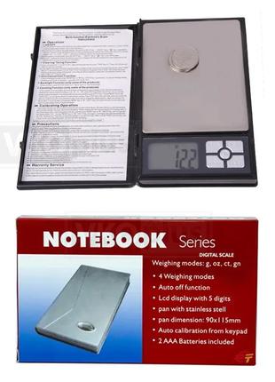 Ваги ювелірні електронні Notebook Series Digital Scale до 500 ...