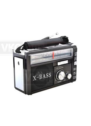 Радіоприймач Golon RX-381 X-BASS TF/USB/5V з ліхтариком від 2 ...