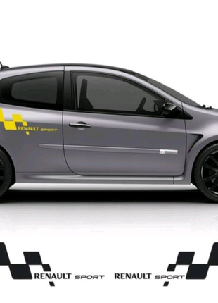 Наклейки на Рено спорт р26 Renault sport clio Megan r26r