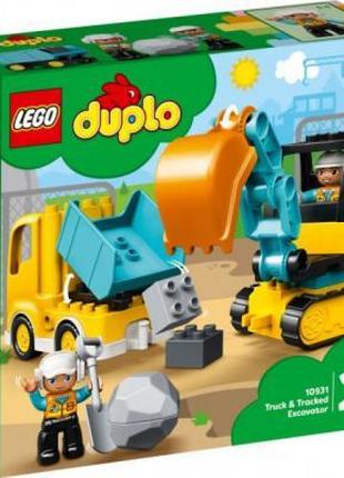 Конструктор LEGO Duplo Town Грузовик и гусеничный экскаватор 2...