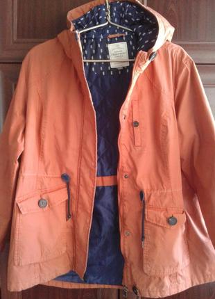Женская демисезонная оранжевая куртка парка george батал нюансы