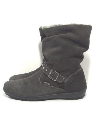 Жіночі замшеві зимові чобітки черевики primigi р. 38