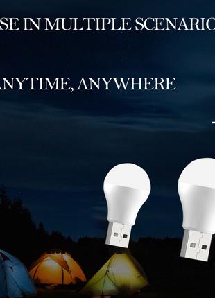 USB Фонарь Лампа Светодиодная LED COB Deco Light Bulb