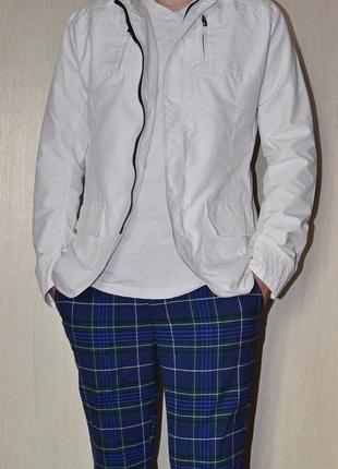 2в1 шикарная белая куртка-пиджак exuma xl