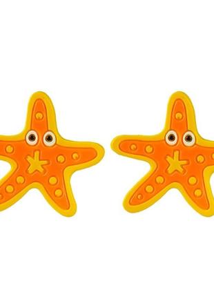 Джибитсы «морская звезда оранжевая» 2 шт.