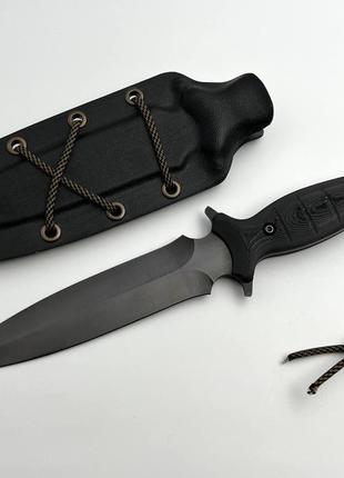 Боевой нож-кортик ручной работы из стали У8