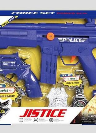 Игровой набор полицейский 34150, с автоматом и пистолетом, тре...