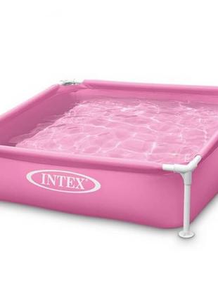 Детский каркасный бассейн 122х122х30см Intex Mini Frame Pool 5...