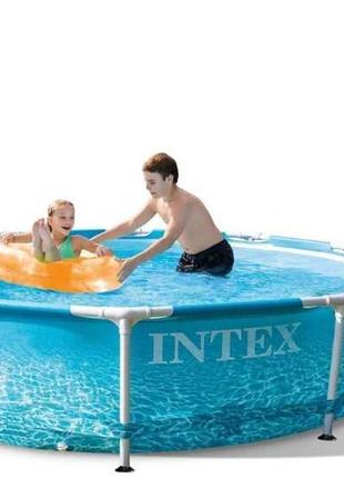 Бассейн каркасный круглый 305 x 76 см Intex Metal Frame Pool 2...