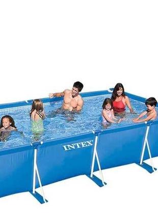 Каркасний басейн Intex прямокутний 450 х 220 х 84 см 28274 NP ...