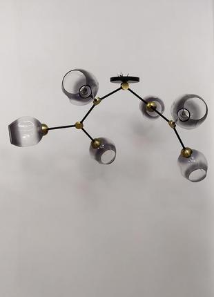 Люстра-трансформер молекула в стилі лофт