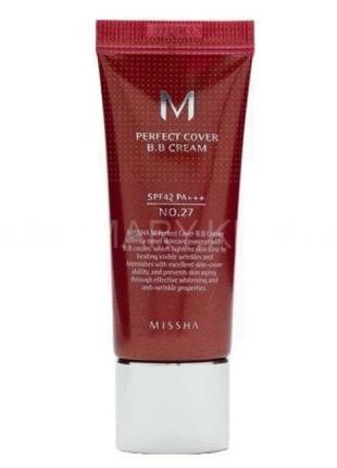 ББ-крем MISSHA M Perfect Cover BB Cream (SPF42/PA+++) 20 мл No...