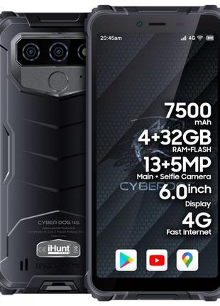 Протиударний телефон смартфон iHunt Cyber Dog 4G 4/32 Black