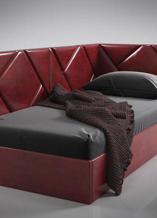 Кровать-диван бейлис с мягкой спинкой