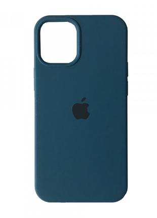 Чехол Silicone Case Full для iPhone 14 blue cobalt