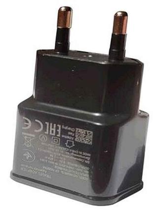 Мережевий зарядний пристрій 2А чорний модель EP-TA20EWE ТМ VBK