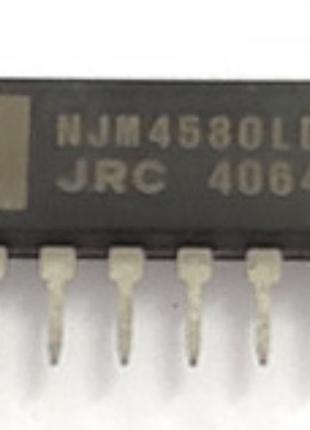 NJM4580L, Двухканальный аудио операционный усилитель [SIP-8]