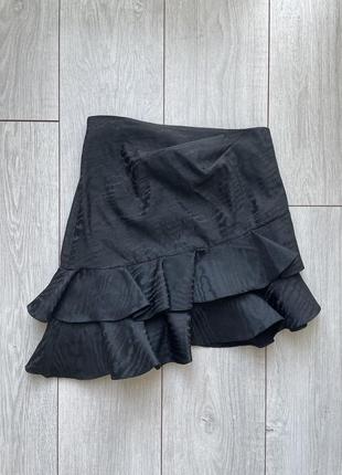 Новая асимметричная плиссе юбка zara материал под шелк cos osk...