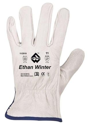Перчатки утепленные кожаные FREE WORK Ethan Winter