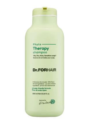 Фітотерапевтичний шампунь для чутливої шкіри голови Dr.FORHAIR...