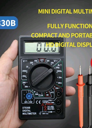 Цифровий мультиметр DT-830B тестер