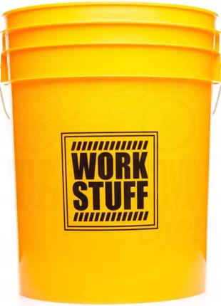 Ведро для мойки автомобиля Work Stuff Detailing Bucket, 20 л Ж...