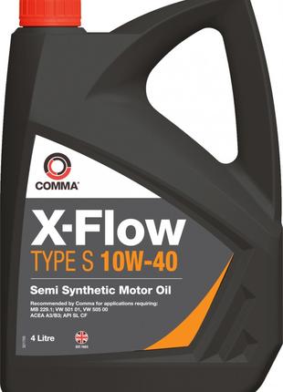 Масло моторное Comma X-Flow Type S 10W-40 4л