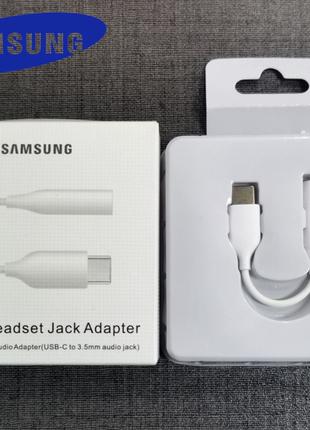 Переходник адаптер USB Type-C на штекер 3.5мм Samsung Galaxy S...
