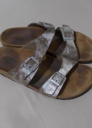 Сандалии серебристые 'birkenstock' arizona 43р