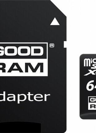 Карта памяти microSDXC 64GB UHS-I class 10 + adapter DM_11