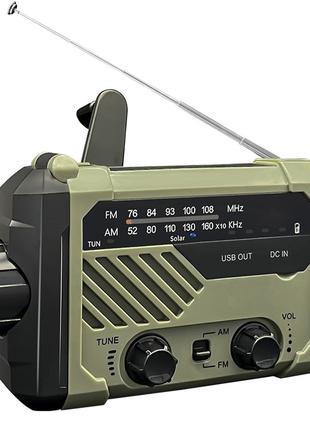Фонарь кемпинговый KAYINOW 290 2000 mAh с динамо FM-AM радио п...