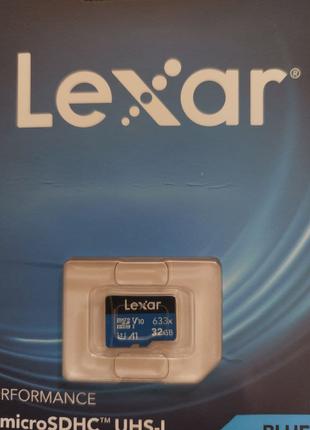 Карта памяти Micro SDXC Lexar 32 Gb