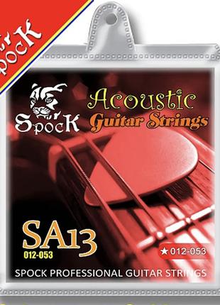 Струны для акустической гитары Spock 12-53 bronze 80/20