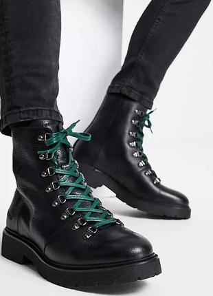 Новые ботинки tommy hilfiger ( th leather hiking boot ) с амер...