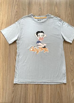 Винтажная мужская хлопковая футболка с принтом betty boop 1980...