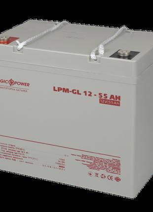 Аккумулятор гелевый LPM-GL 12V - 55 Ah