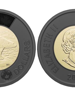Канада  2 доллара 2022 В память о королеве Елизавете II UNC