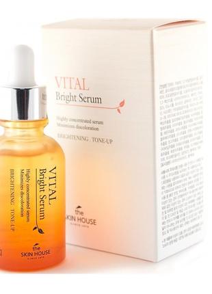 Осветляющая сыворотка для яркости кожи the skin house vital br...