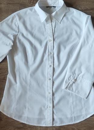 Рубашка рубашка классическая базовая белая george essentials