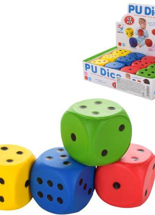 Кубики фомові Кубик фомовий для настільних ігор 5 см, 12 шт (4...