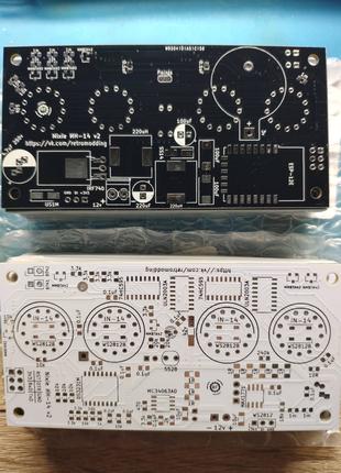 Друкована плата годинник лампи ІН-14 v2 з WiFi Nixie Clock IN-14