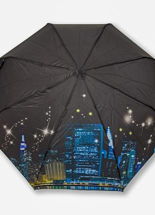 Жіноча парасолька напівавтомат 8 карбонових спиць від фірми "SL"