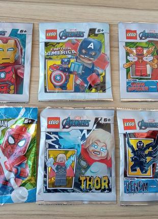 Фигурки lego super heroes marvel